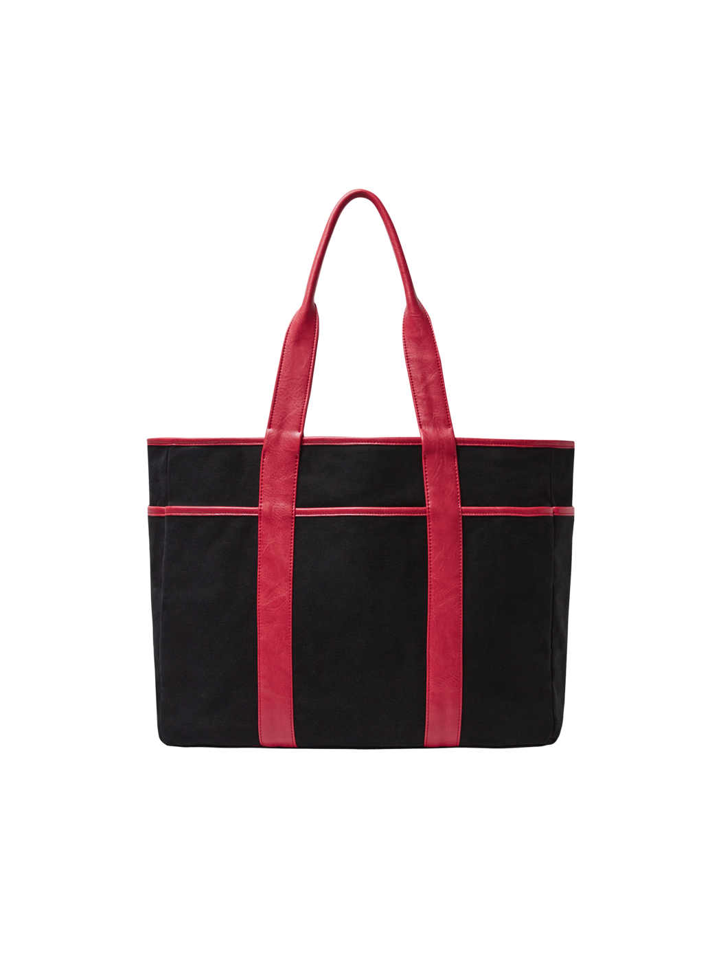RV-003 City Reverse Tote_Canvas Black, Cream